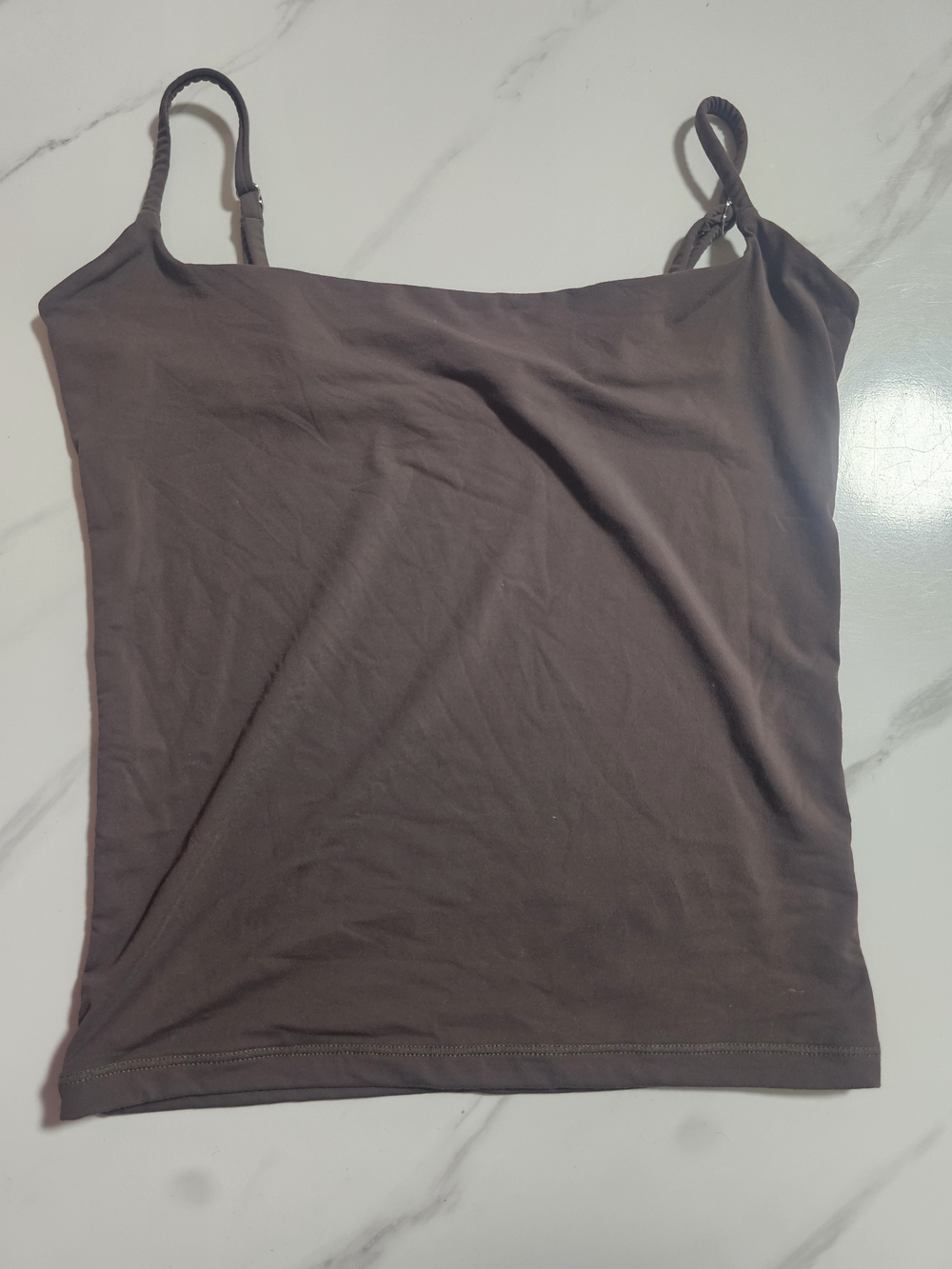 Suuksess Brown Square Neck Cami Tank Top Size XS